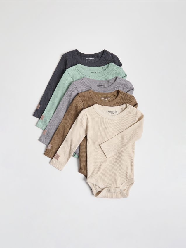Body aus Baumwolle, 5er-Pack - RESERVED