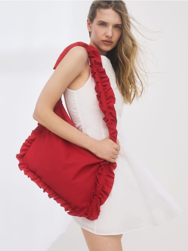 Bag with ruffles - RESERVED