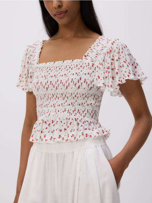 Blusa a balze - RESERVED
