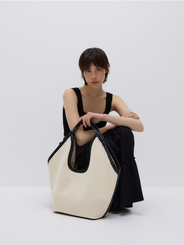 Reserved - LADIES` BAG - crem Reserved - LADIES` BAG - crem
