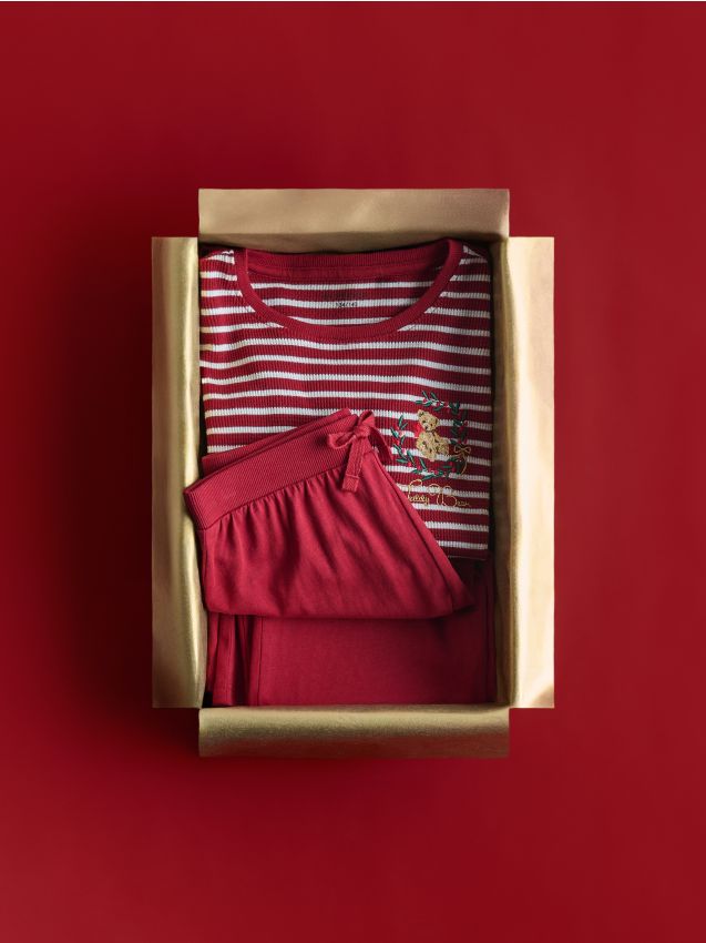 Komplet dvodijelne pidžame s vezom - RESERVED