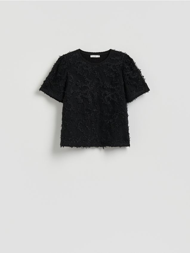 Top with appliques - RESERVED