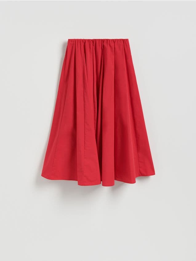 Cotton midi skirt - RESERVED