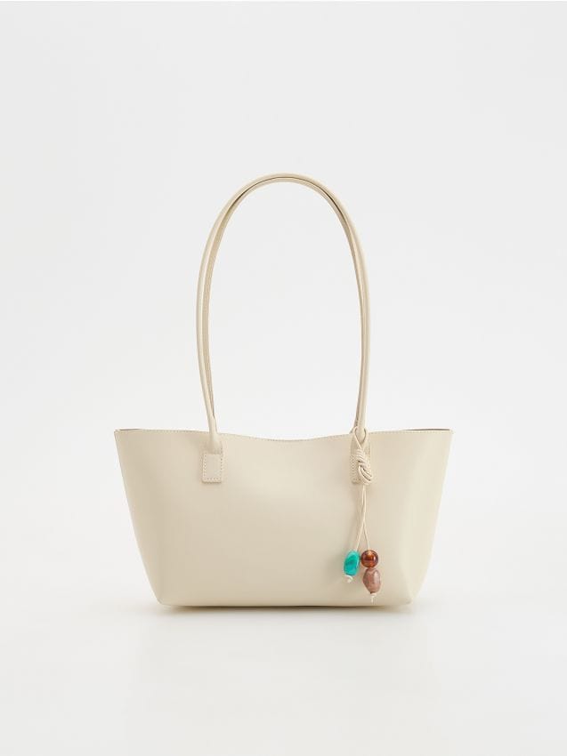 Shopper bag with pendant - RESERVED