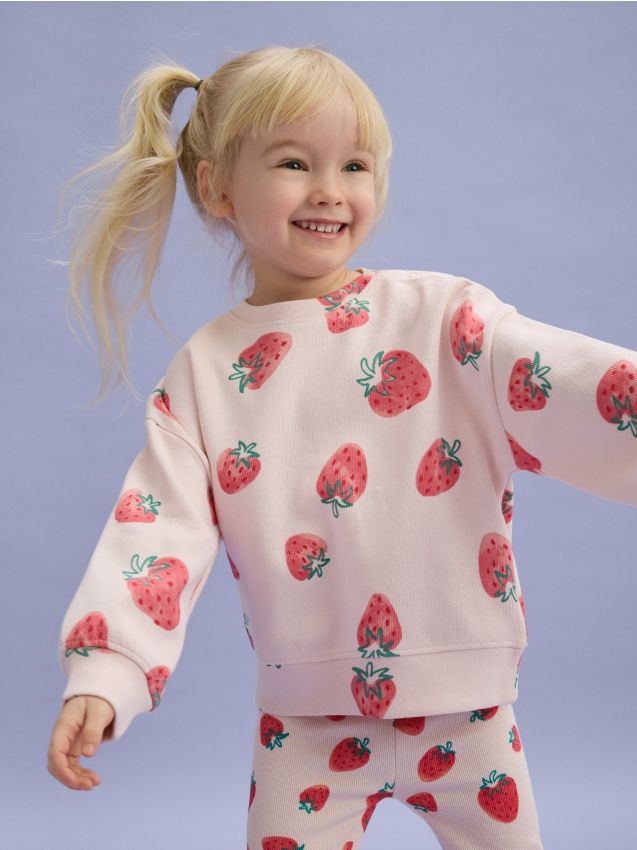 Patterned cotton sweatshirt - RESERVED
