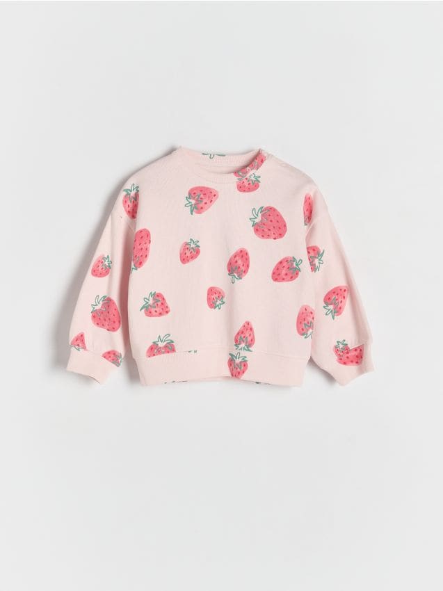 Patterned cotton sweatshirt - RESERVED