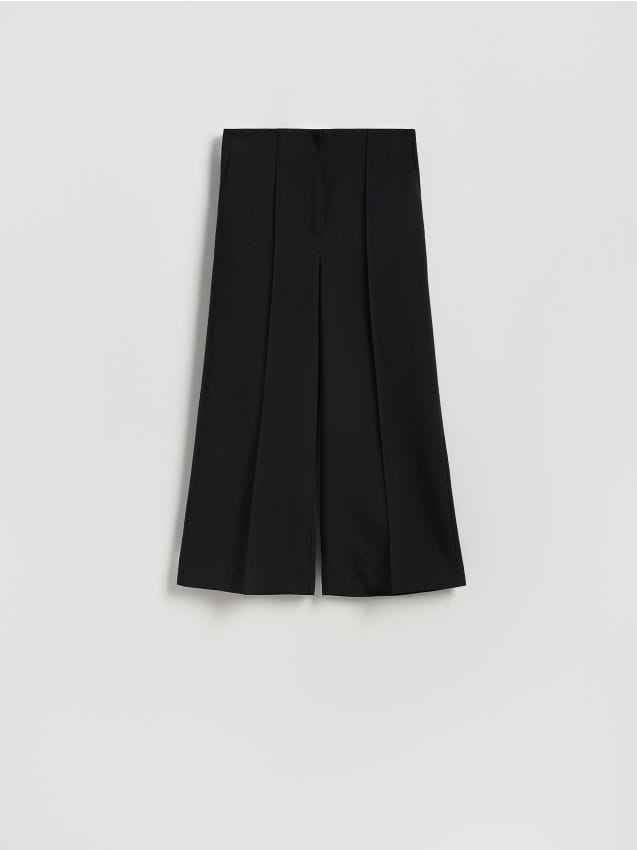 Spodnie culotte z kantem - RESERVED