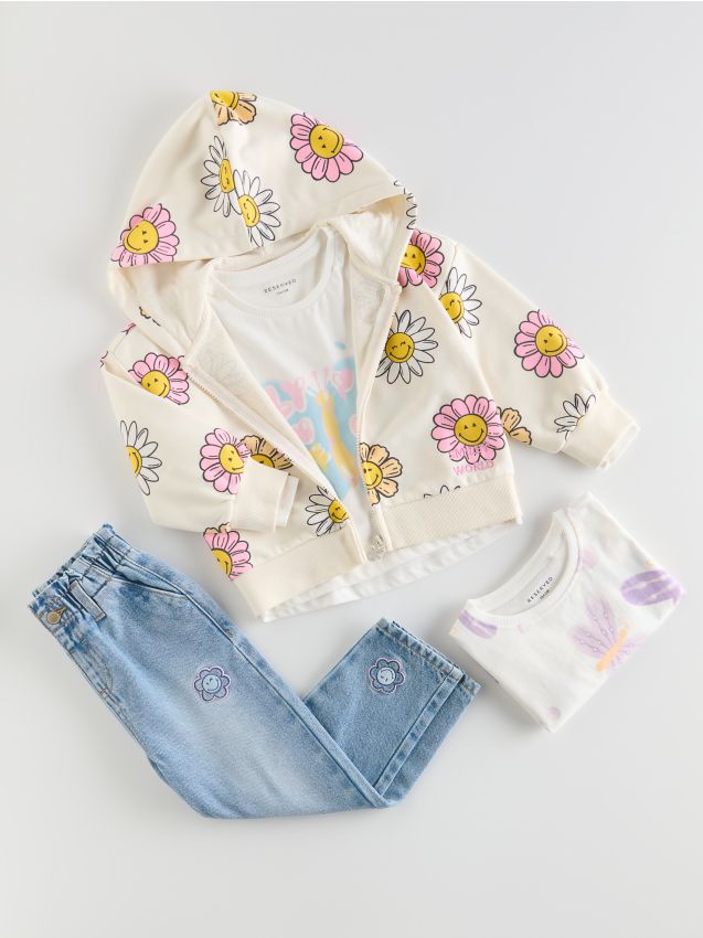 Sweat-shirt avec application SmileyWorld® - RESERVED