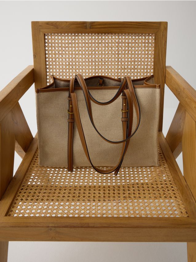 Jute shopper bag - RESERVED