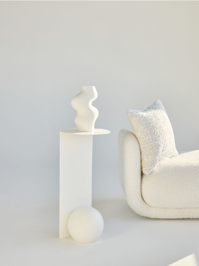 Reserved - vază ceramică - alb
