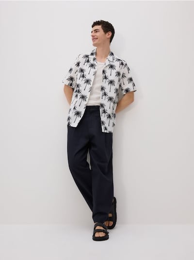 Comfort fit mintás ing