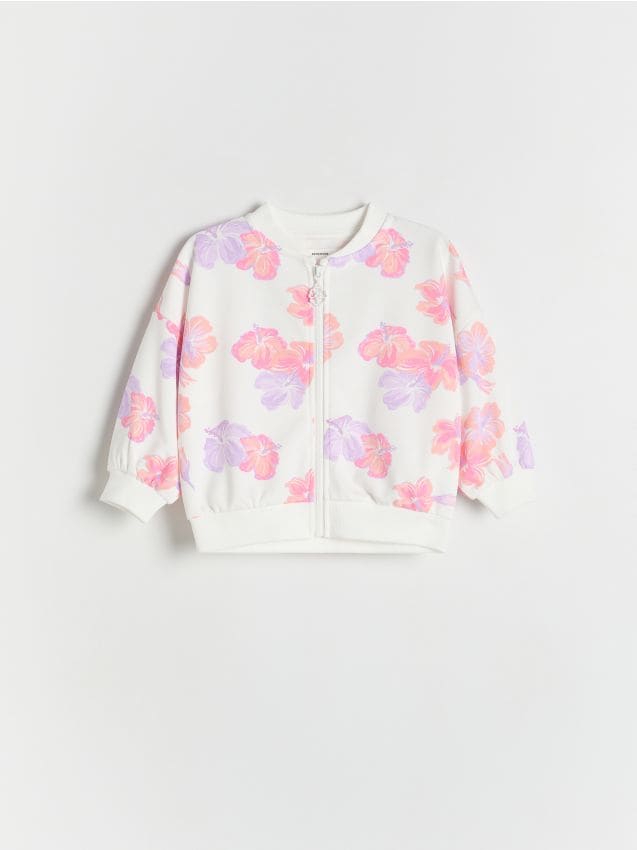 Sweat à motif fleuri - RESERVED