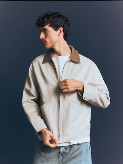 Jacket with collar