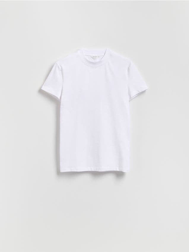 Bombažna majica slim fit - RESERVED