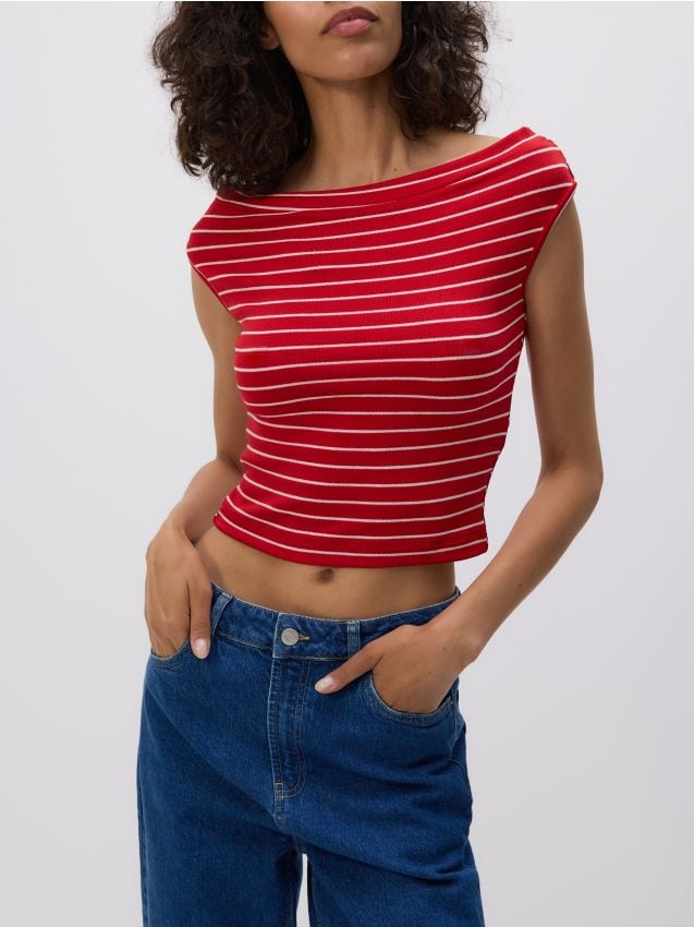 Reserved - Tricou în dungi - multicolor