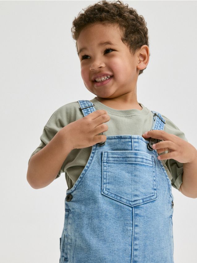 Reserved - babies` dungarees - albastru