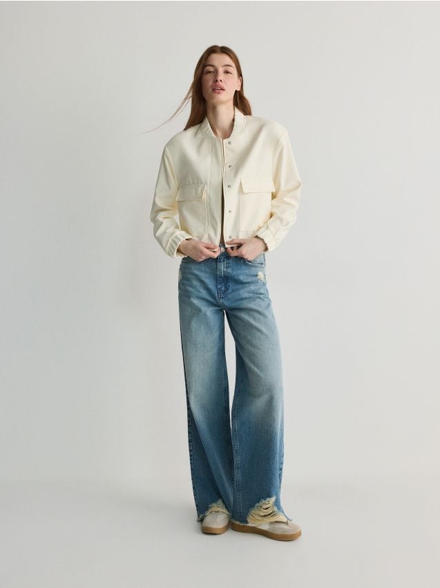 Bomber jacket with pockets - RESERVED