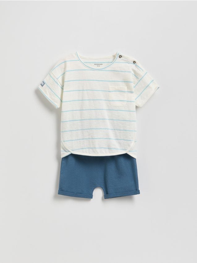 Cotton set with shorts - RESERVED
