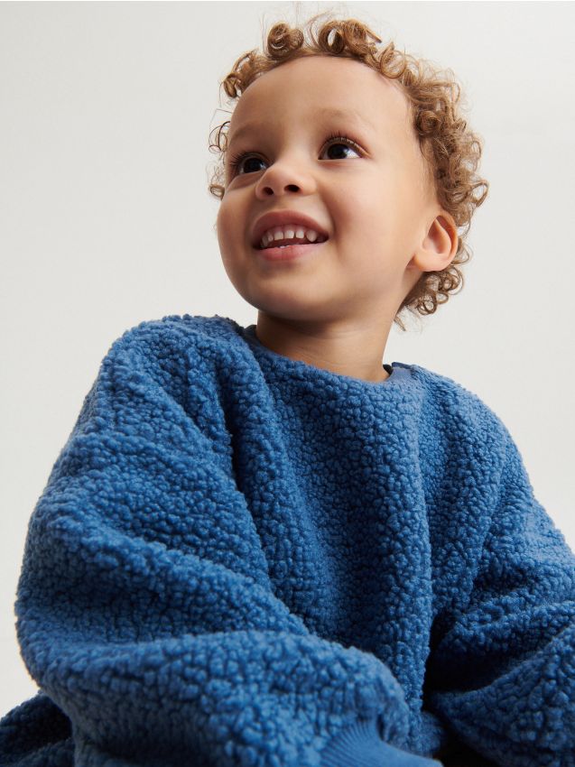 Dunkelblau 14Y KINDER Pullovers & Sweatshirts Fleece Mountain sweatshirt Rabatt 68 % 