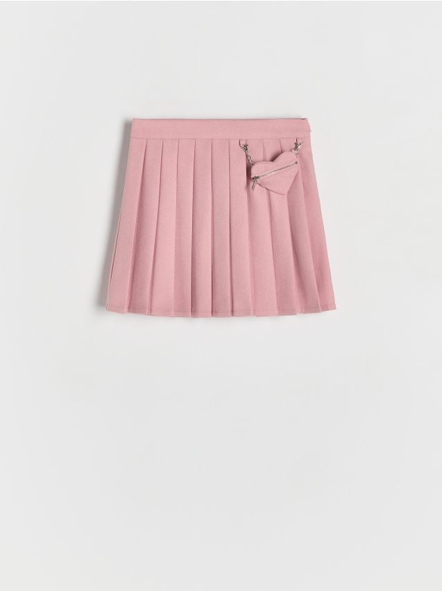 Reserved - GIRLS` SKIRT & SACHET - roz