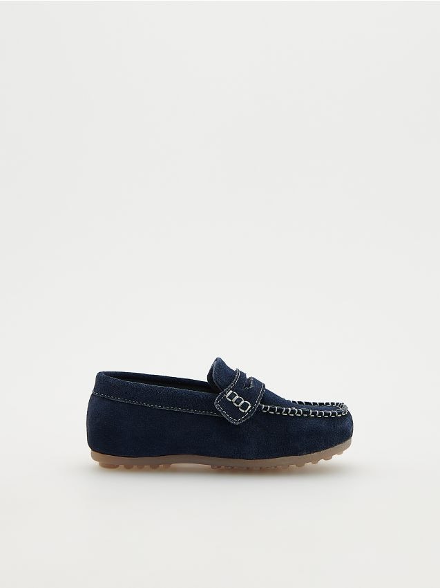 Loafers i skinn - RESERVED