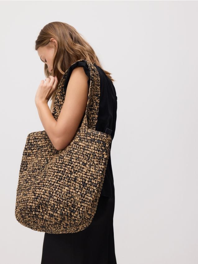 Pletena shopper torba - RESERVED