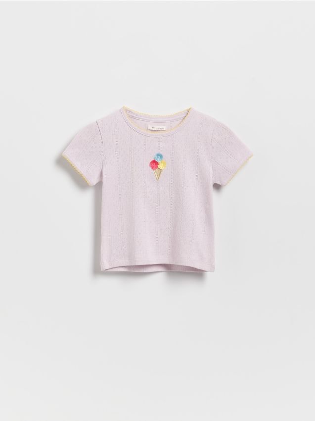 T-shirt with embroidery detailing - RESERVED