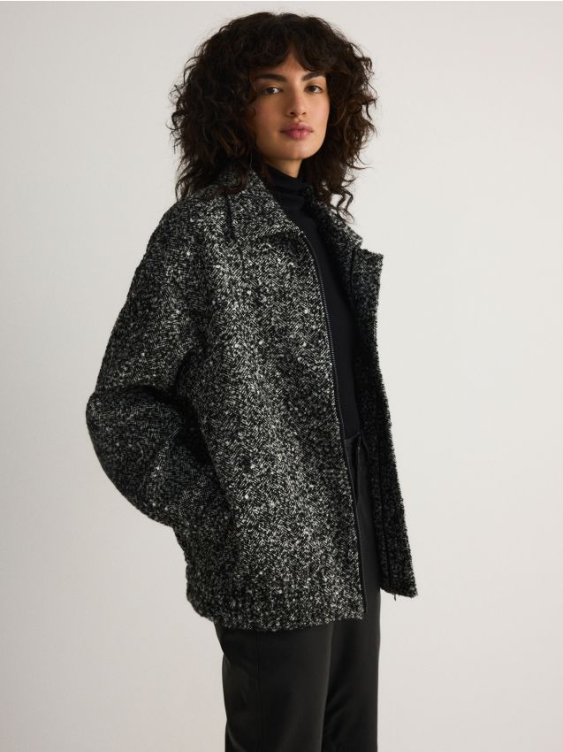 Wool rich jacket - RESERVED