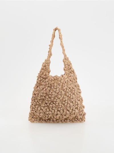 Pleciona torebka hobo