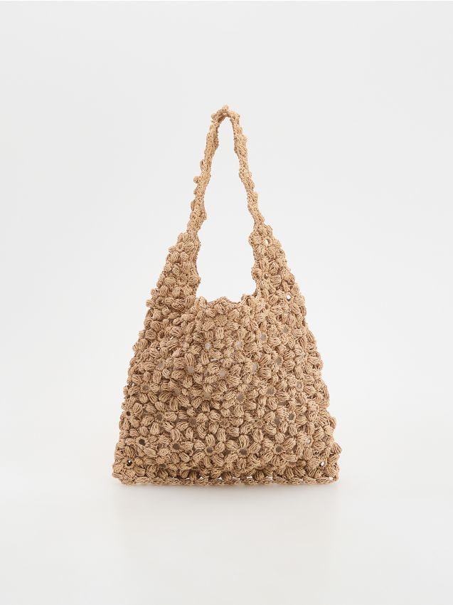 Woven hobo bag - RESERVED