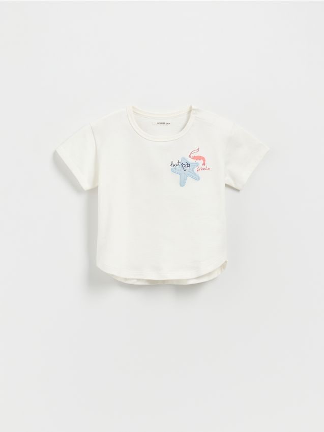 Nautical motif T-shirt - RESERVED