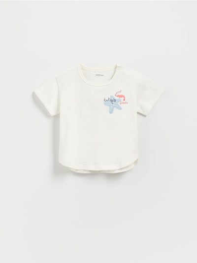 T-shirt z morskim motywem