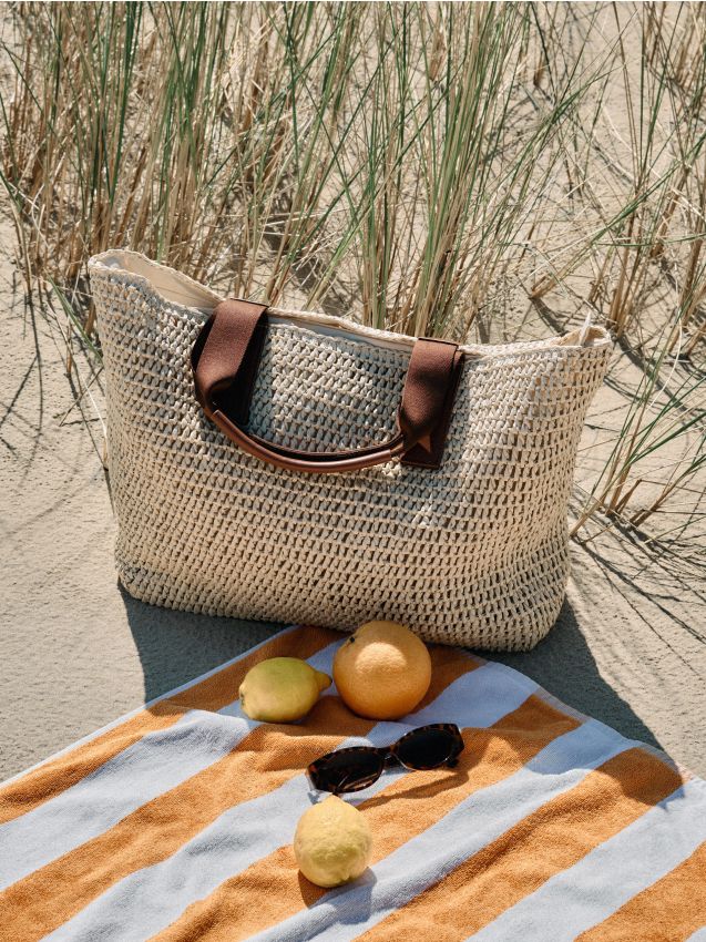 Pletena shopper torba - RESERVED