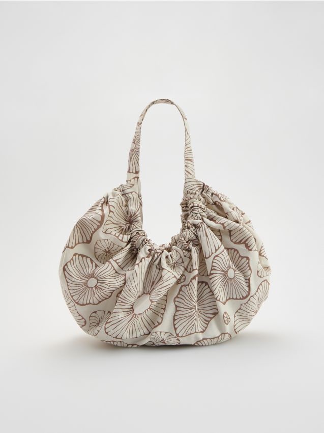 Fabric hobo bag - RESERVED