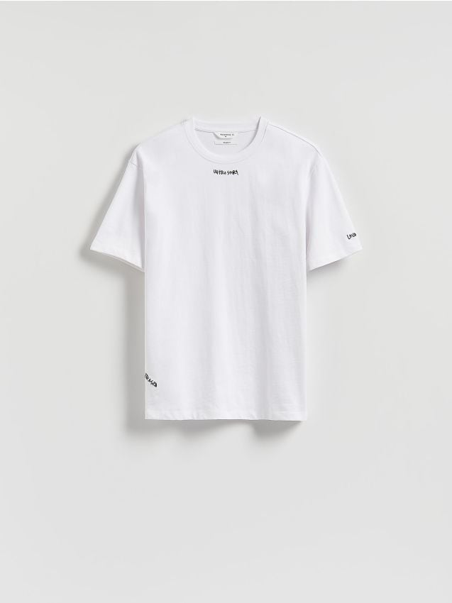 Relaxed fit T-shirt with embroidery - RESERVED
