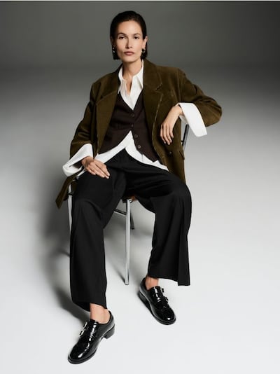 Viscose rich suit vest