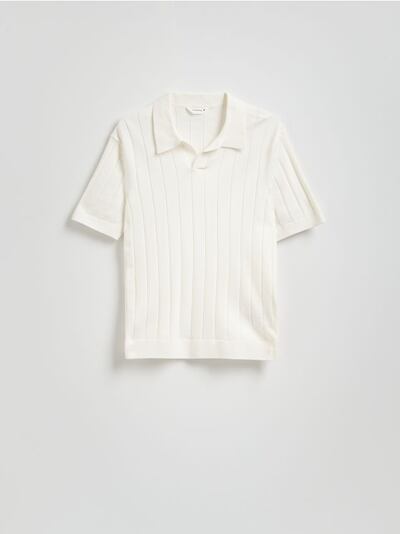 Bawełniany sweter polo