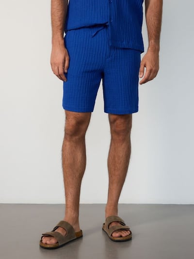 Shorts aus Musselin
