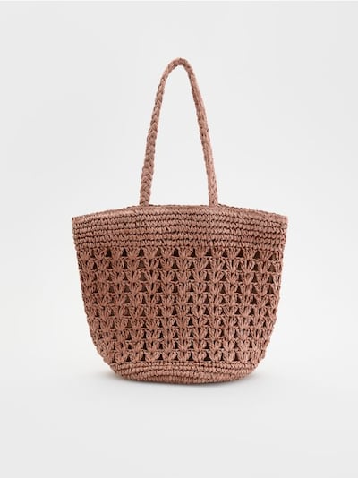 Υφαντή τσάντα shopper