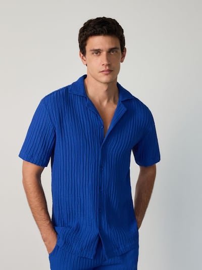 Camicia in mussola regular fit