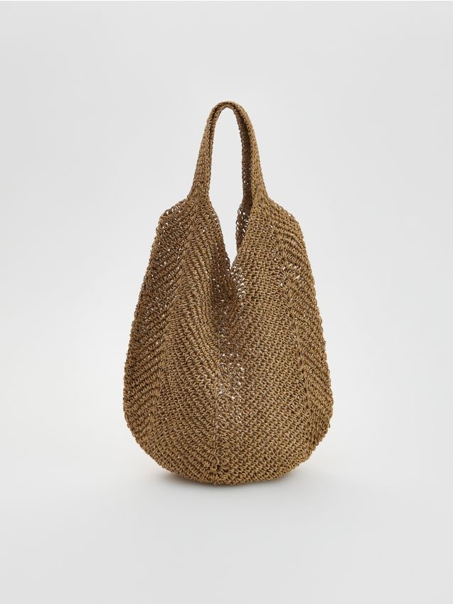 Sac hobo tissé - RESERVED