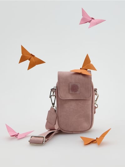 Small faux leather bag