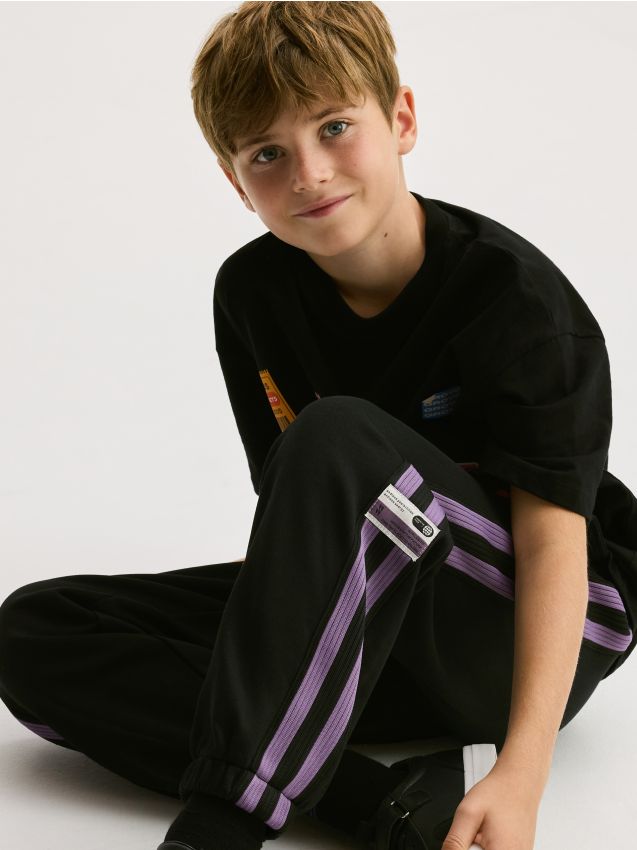 Striped detail trousers - RESERVED