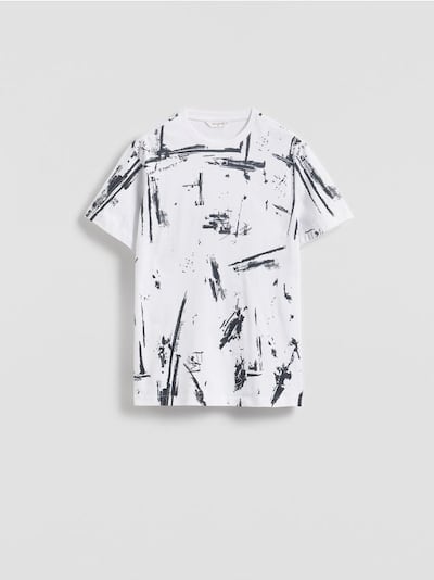 T-shirt comfort z nadrukiem