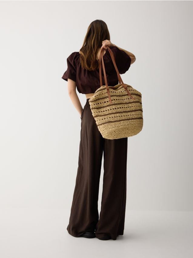 Woven shopper bag - RESERVED