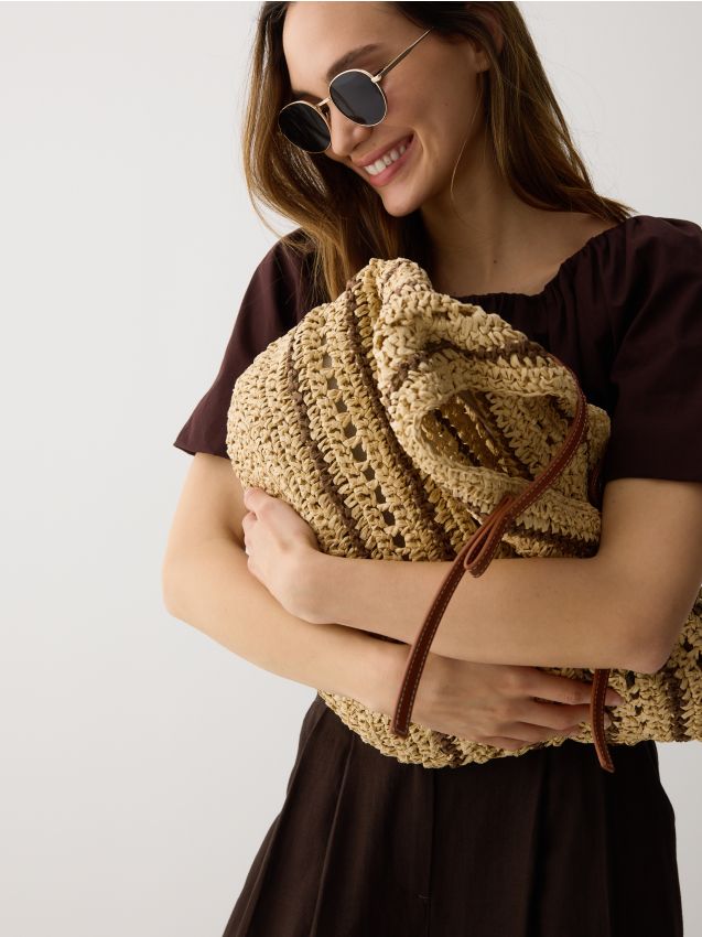 Woven shopper bag - RESERVED