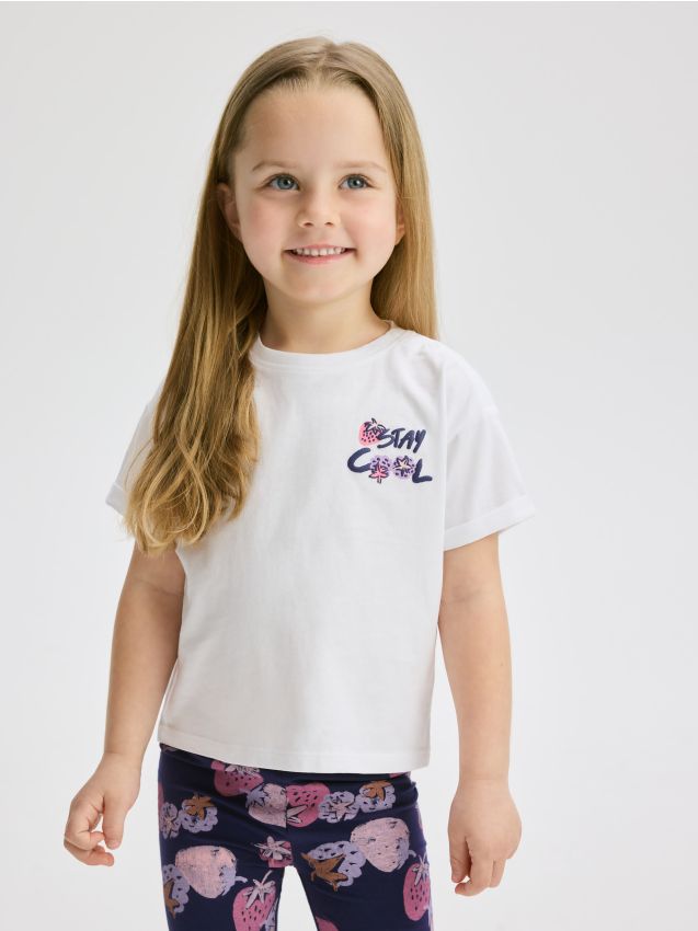 T-shirt with raised print - RESERVED