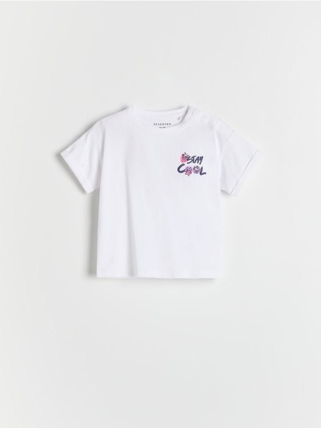 T-shirt com estampado em relevo - RESERVED