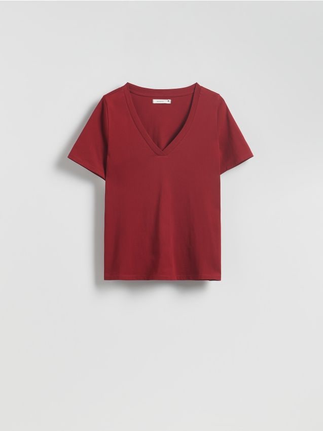 Regular fit V neck T-shirt - RESERVED