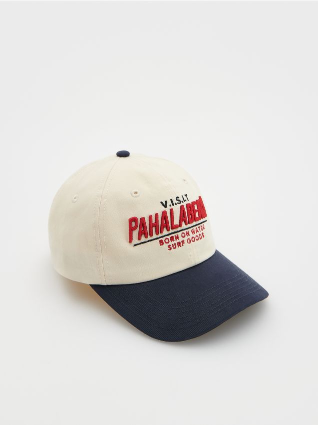 Reserved - Șapcă baseball, cu broderie - multicolor